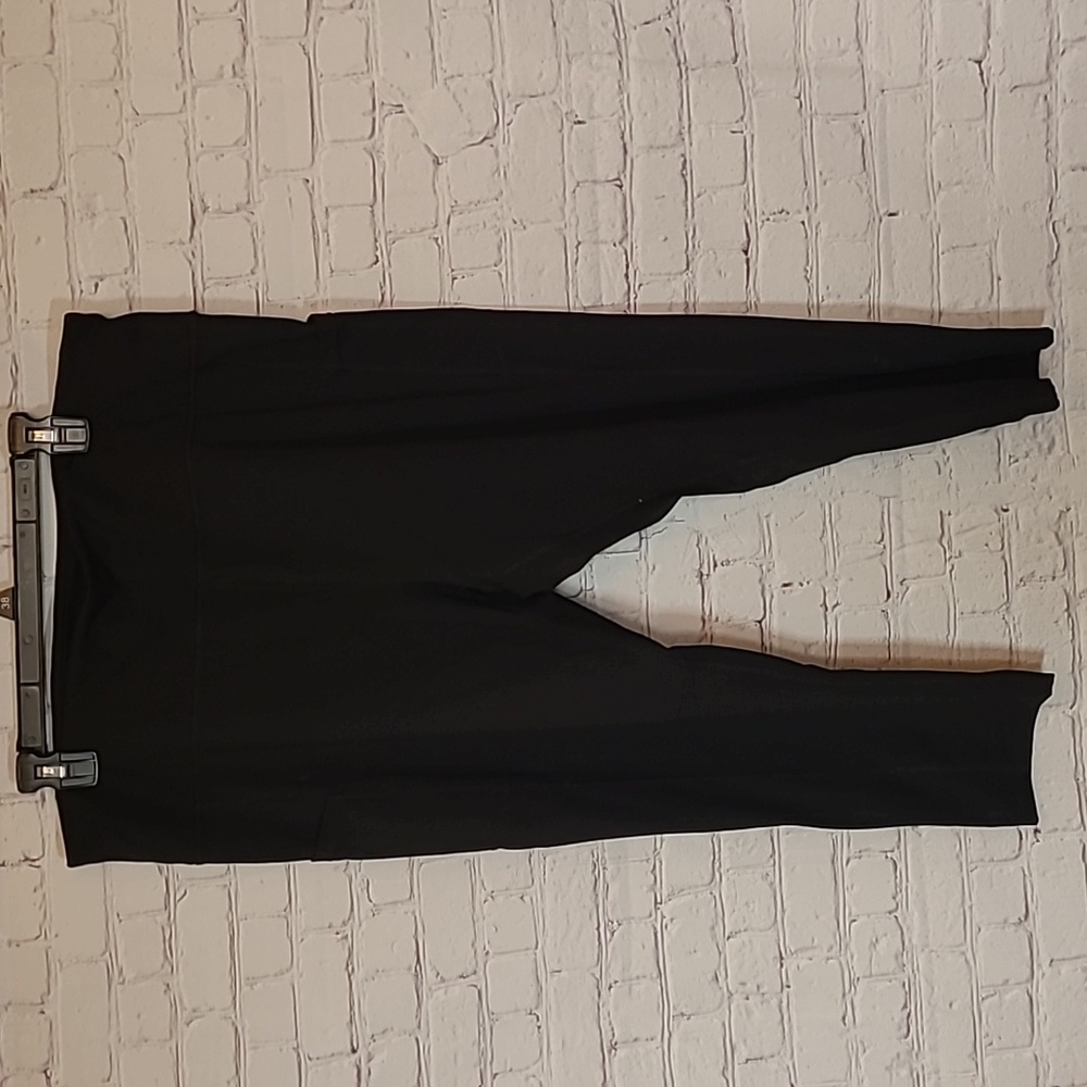 Black Bayleaf 3XL Cropped Pocket Neutral Leggings Active Athleisure
